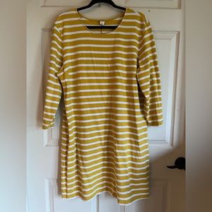 Old Navy dress yellow striped dress sz XL